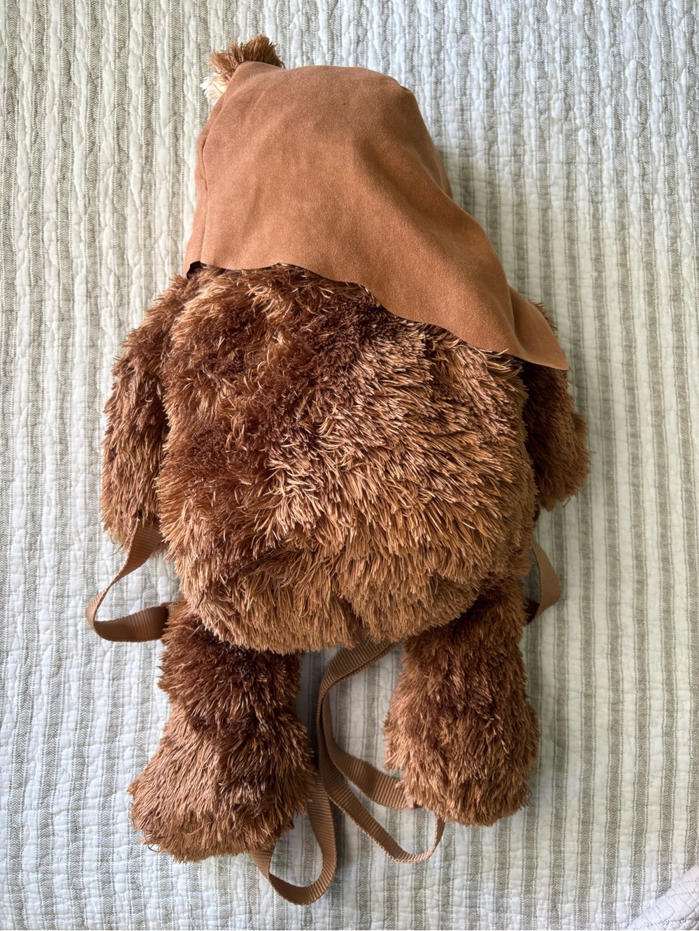 Disney Parks 2025 Star Wars Wicket the Ewok Plush Backpack - Picture 4 of 16